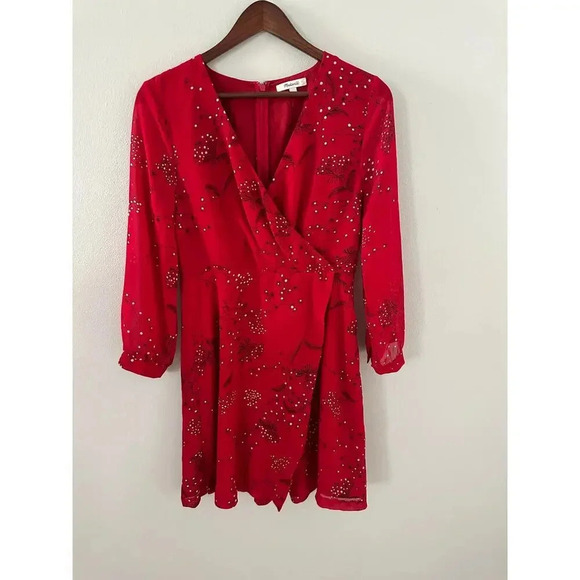 Madewell Wrap Effect Floral Print Mini - Picture 2 of 4